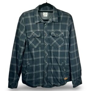 Voyager Thermal Lined Flannel Shirt Shacket Size Medium Outdoor Chore Hunt